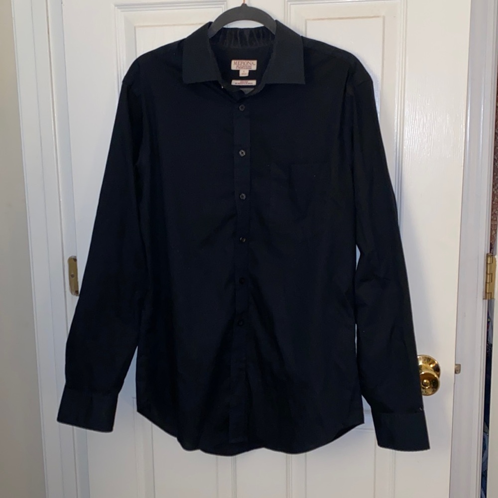 Merona Black Button-up Shirt